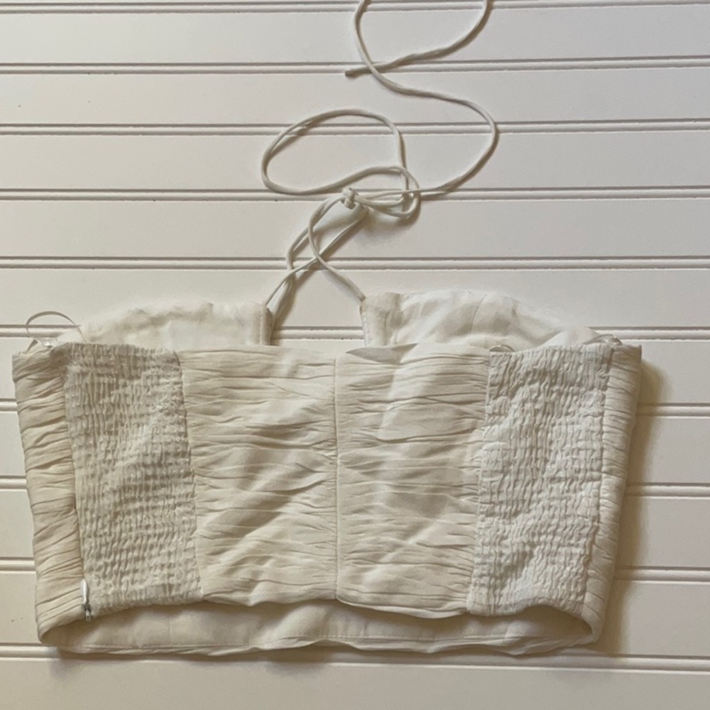 Zara Draped Halter Top - Blogger Fave!  Size M View 4